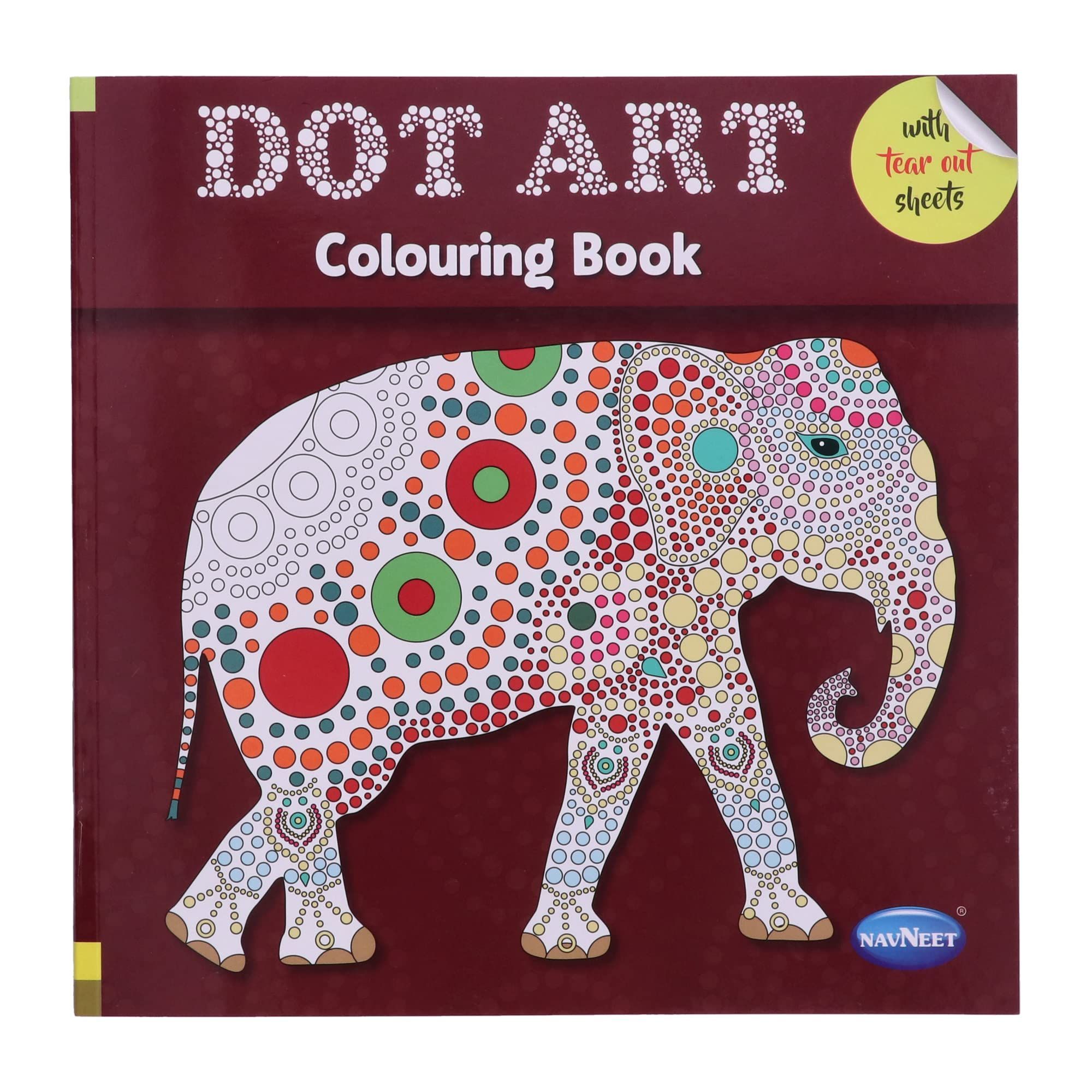 Navneet Dot Art colouring Book for Beginners and Adults [Perfect Paperback] Navneet Education Limited