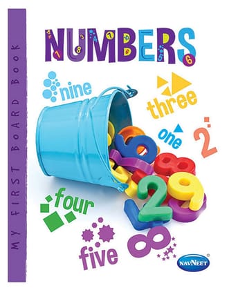 Navneet My First Board Book series - Bestselling Picture board books for babies & toddlers: Large picture board book - Favourite Single theme book for Preschool - Numbers [Board book] Navneet Education