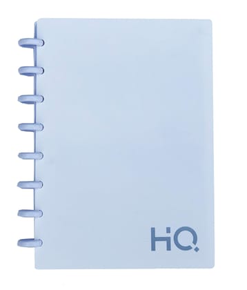 Navneet HQ | EZEE Disc Notebook for Personal and Office Use | Single Line | A5 Size - 21 cm x 14.8 cm | White | 120 Pages