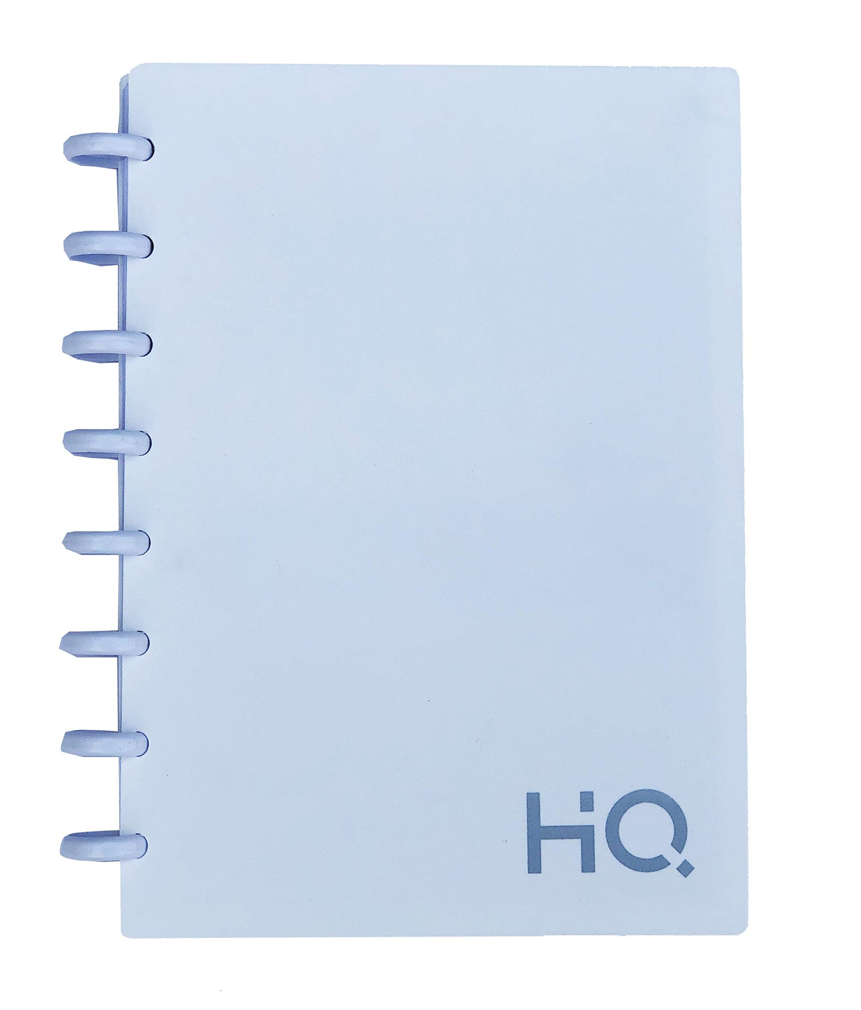 Navneet HQ | EZEE Disc Notebook for Personal and Office Use | Single Line | A5 Size - 21 cm x 14.8 cm | White | 120 Pages