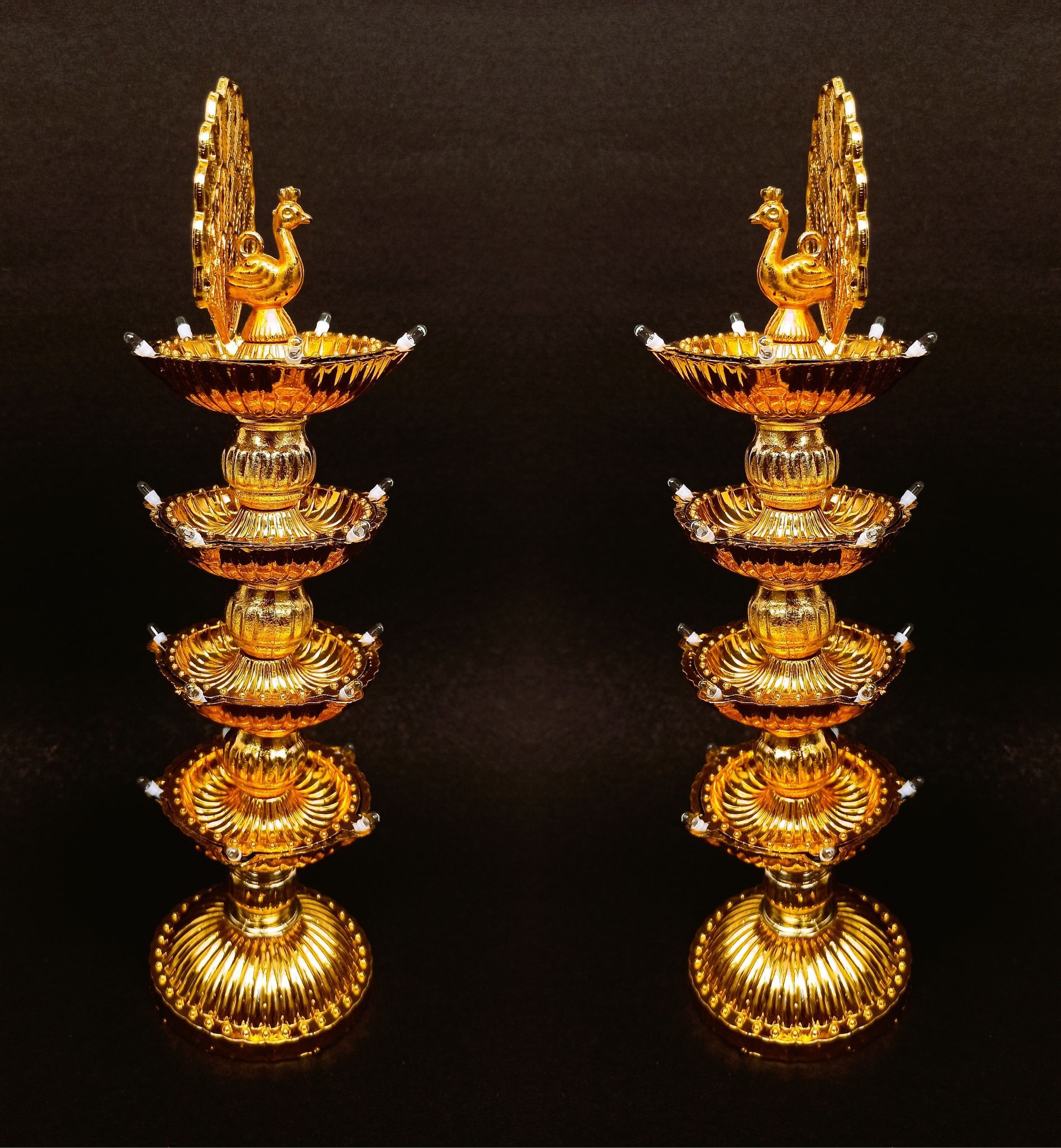 Samay 4 Layer LED Lighting (Set of 2)