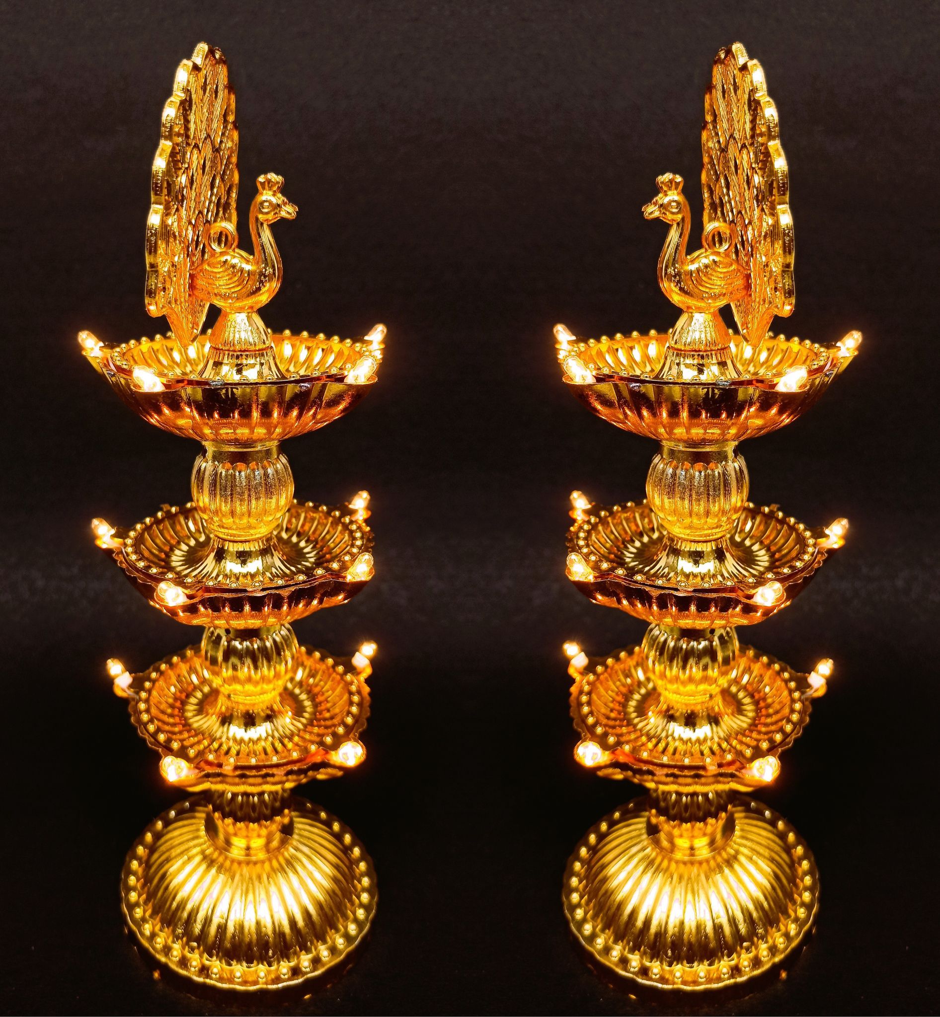 Samay 3 Layer LED Lighting (Set of 2)