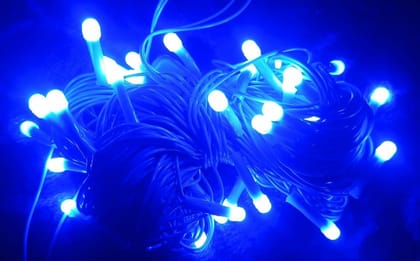 Blue LED Lighting/Rice Lights/String Lights/Fairy Lights with Constant Function, 9.9 Meter Length & 42 LED Bulbs Blue LED Lighting/Rice Lights/String Lights/Fairy Lights with Constant Function, 9.9 Meter Length & 42 LED Bulbs