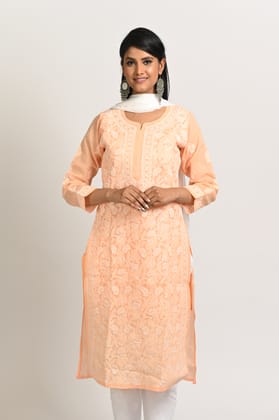 Sundarya Cotton Chikankari Kurti