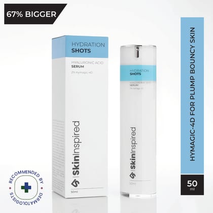SkinInspired 2% Hyaluronic Acid Serum for Deep Hydration, Fine lines & wrinkles/Daily Hydrating Face Serum For All Skin Types with Dry & Dehydrated/Vegan & Cruelty-free (50 ml) SkinInspired 2% Hyaluronic Acid Serum for Deep Hydration, Fine lines & wrinkles/Daily Hydrating Face Serum For All Skin Types with Dry & Dehydrated/Vegan & Cruelty-free (50 ml)
