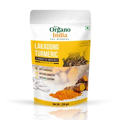 Organo India Lakadong Turmeric Powder (Pack of 2) (250GM) | High Curcumin Lakadong Turmeric powder upto 8% | Naturally Sourced from jaintia Hills farmers | Immunity and Healing Organo India Lakadong Turmeric Powder (Pack of 2) (250GM) | High Curcumin Lakadong Turmeric powder upto 8% | Naturally Sourced from jaintia Hills farmers | Immunity and Healing