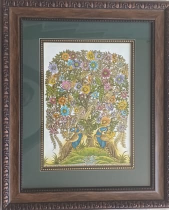 Pichwai Painting- Life Of Tree for home wall decor