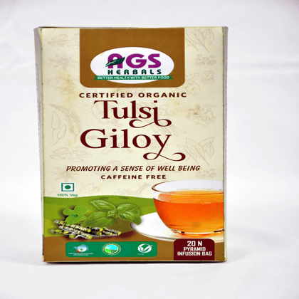 Tulsi Giloy Tea Pyramid Tea Bags Tulsi Giloy Tea Pyramid Tea Bags