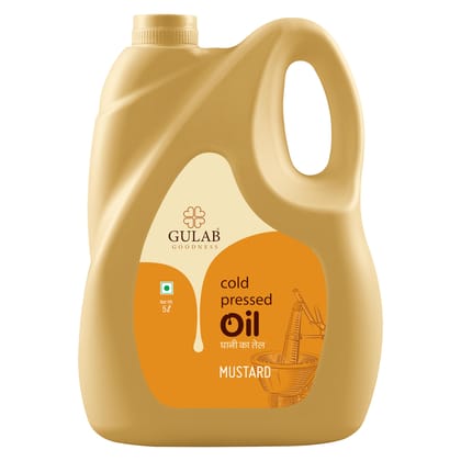 COLD PRESSED MUSTARD OIL 5L JAR COLD PRESSED MUSTARD OIL 5L JAR