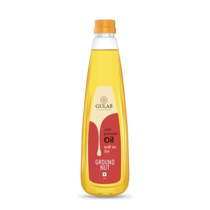 Gulab Cold Pressed Groundnut Oil - 1 Litre Gulab Cold Pressed Groundnut Oil - 1 Litre