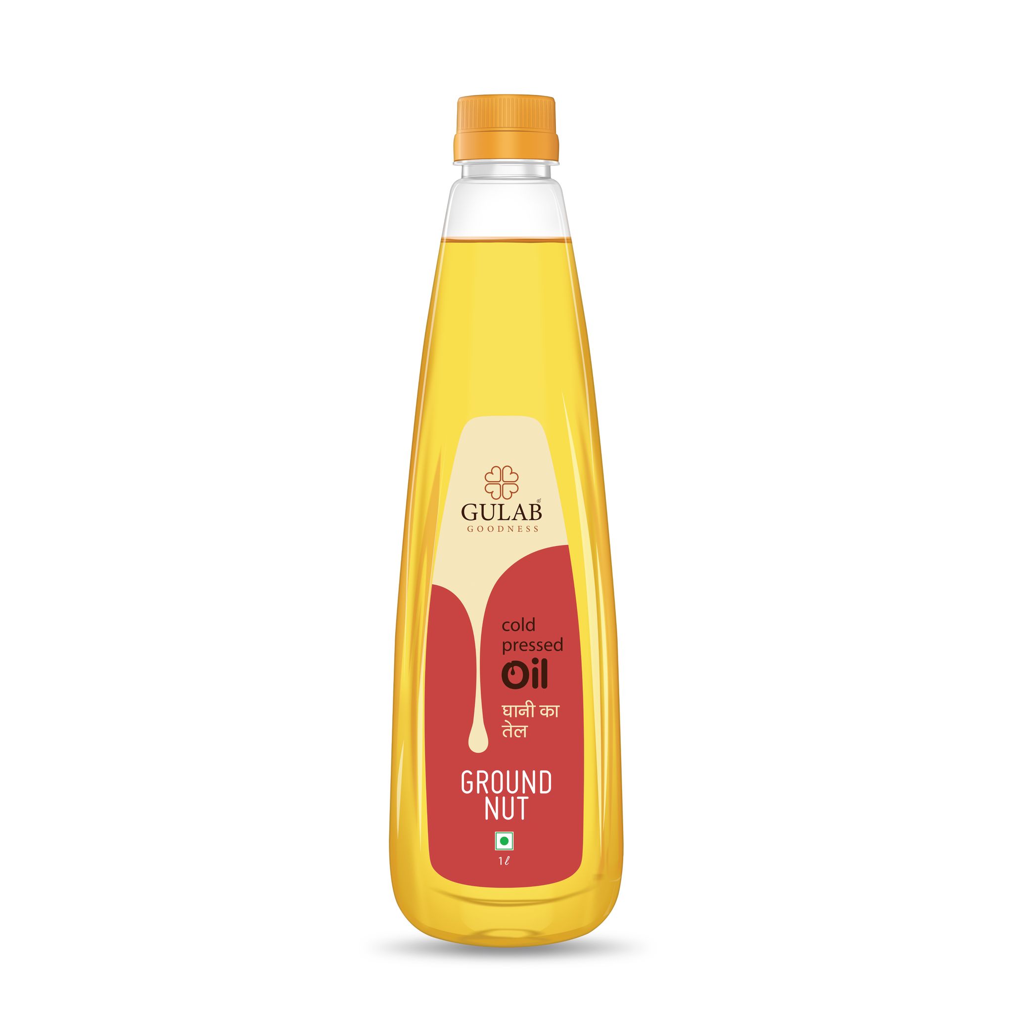 Gulab Cold Pressed Groundnut Oil - 1 Litre