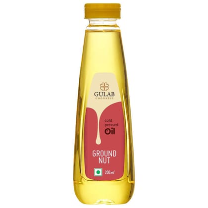 Gulab Cold Pressed Groundnut Oil/Peanut Oil - 200 ml Gulab Cold Pressed Groundnut Oil/Peanut Oil - 200 ml