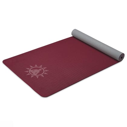 Yogwise 4mm Wine Yoga Mat for Home Workouts and Gym Yogwise 4mm Wine Yoga Mat for Home Workouts and Gym