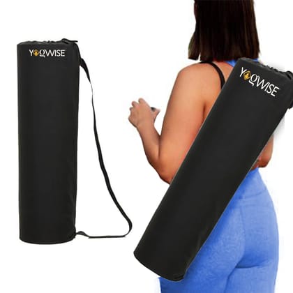 Yogwise Yoga Mat Cover Bag for Men and Women, Large Size, 4mm to 6mm Yoga Mat Fit Yogwise Yoga Mat Cover Bag for Men and Women, Large Size, 4mm to 6mm Yoga Mat Fit