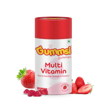 Gummsi Multivitamin Gummies | With Fiber, Zinc, Iron | 30 Gummies Gummsi Multivitamin Gummies | With Fiber, Zinc, Iron | 30 Gummies