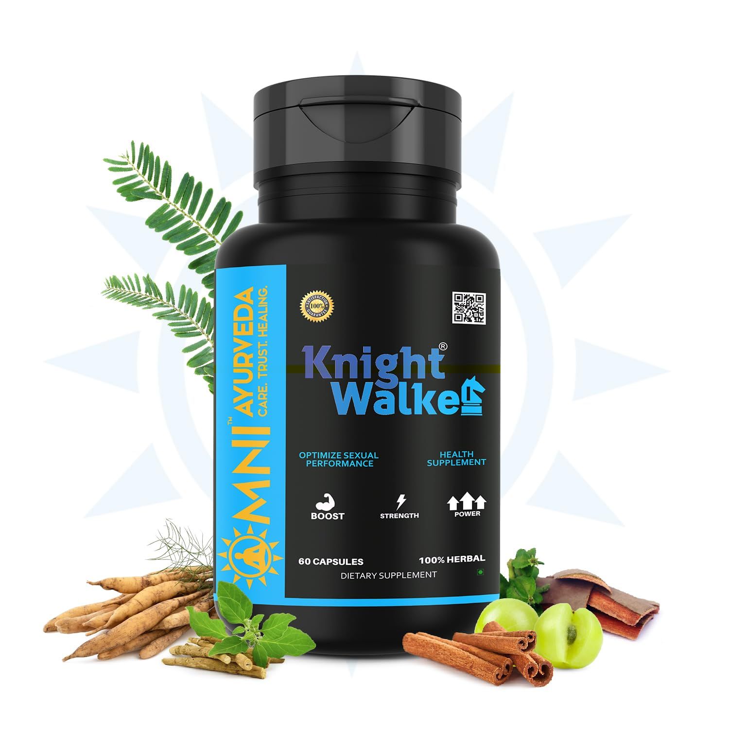Knight Walker Energy Booster Capsule for Men | 60 Capsules