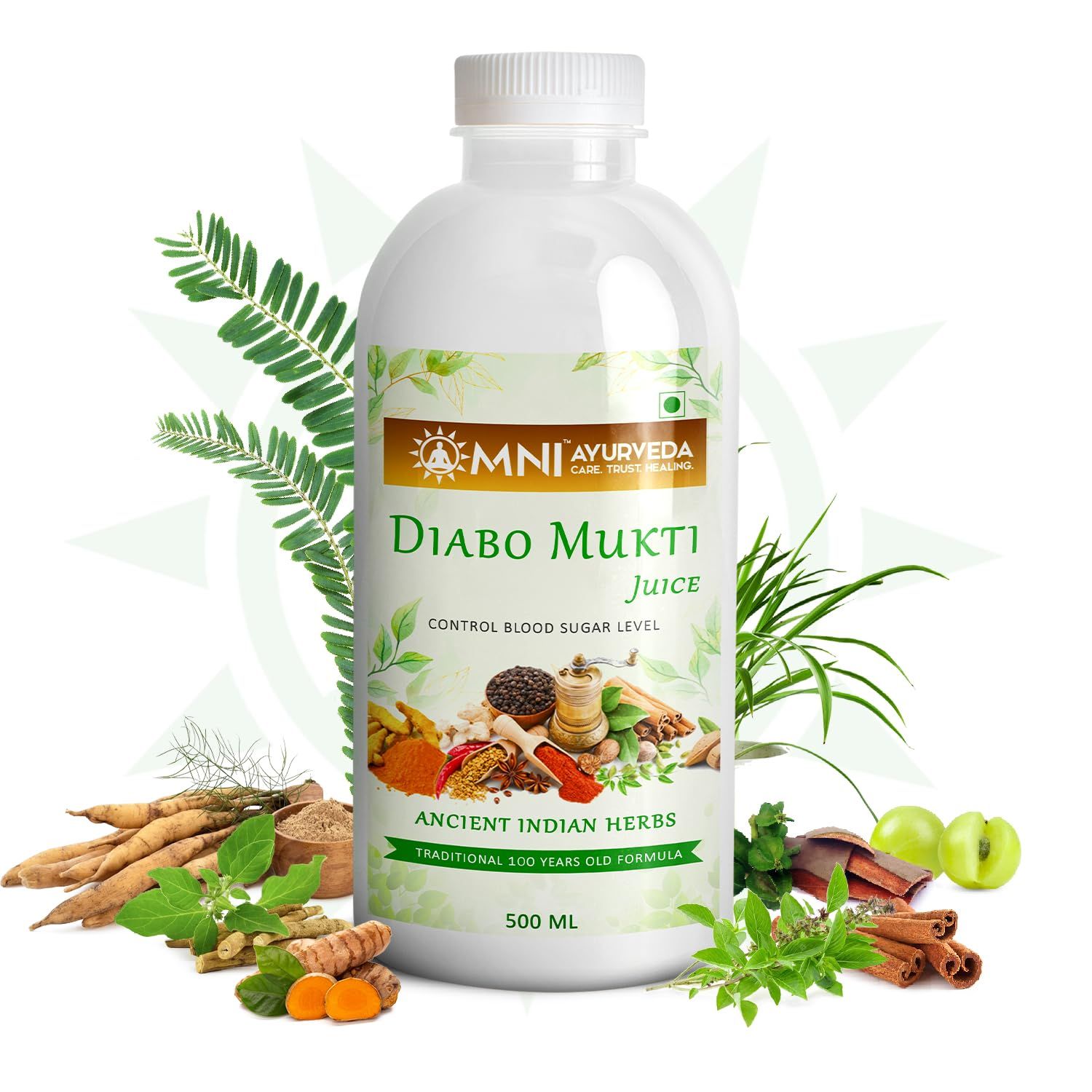 Omni Ayurveda Diabo Mukti For Diabetes | Supplement To Control Sugar Levels | Ayurvedic Mix Of Herbs