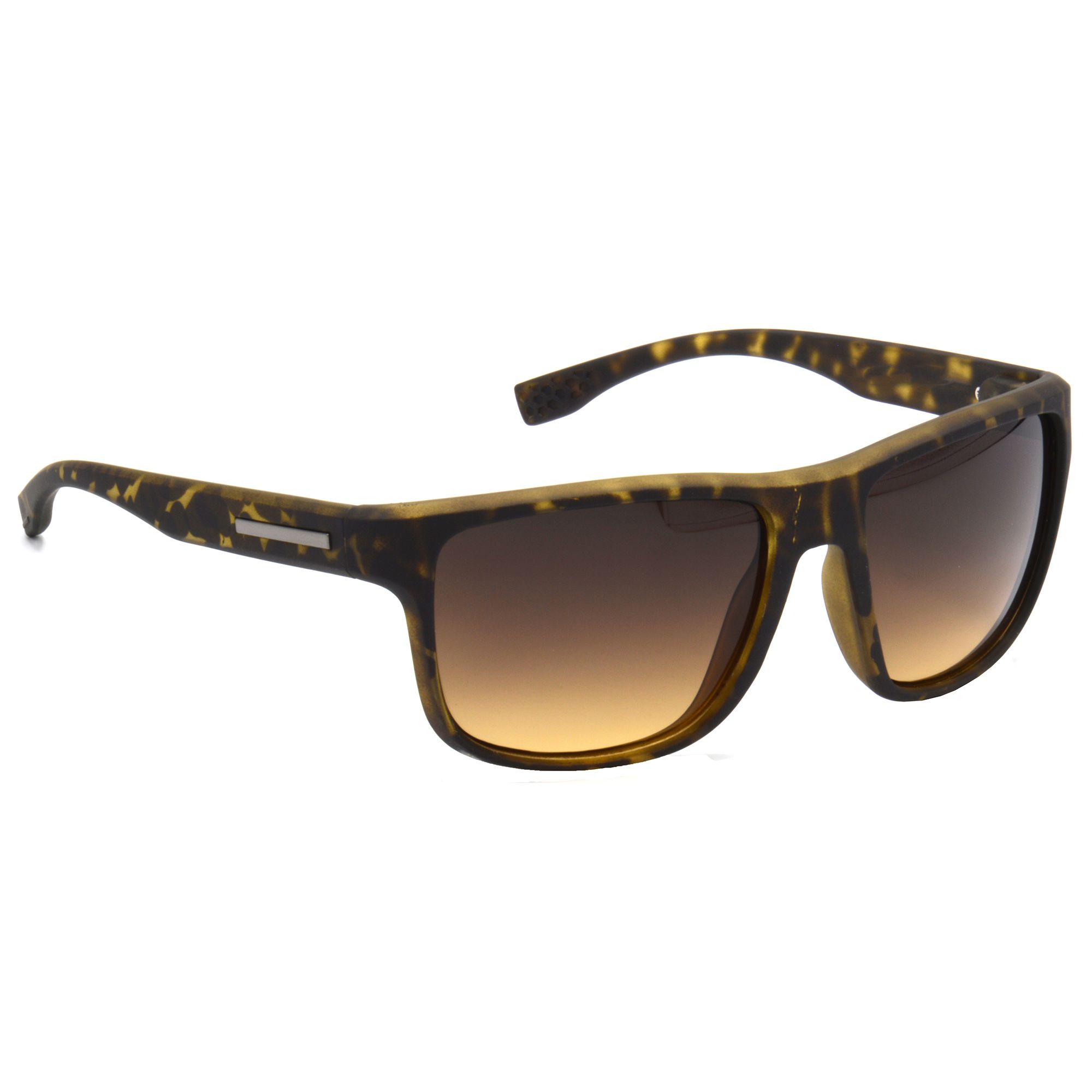 Hrinkar Brown Rectangular Stylish Goggles Brown Frame Sunglasses for Men & Women - HRS472-BWN-BWN
