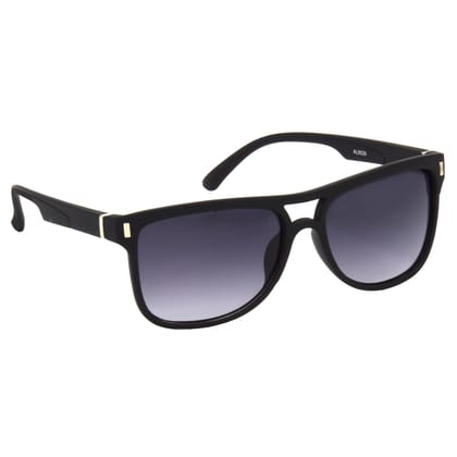 Hrinkar Grey Rectangular Sunglasses Styles Black Frame Glasses for Men & Women - HRS486-BK-GRY