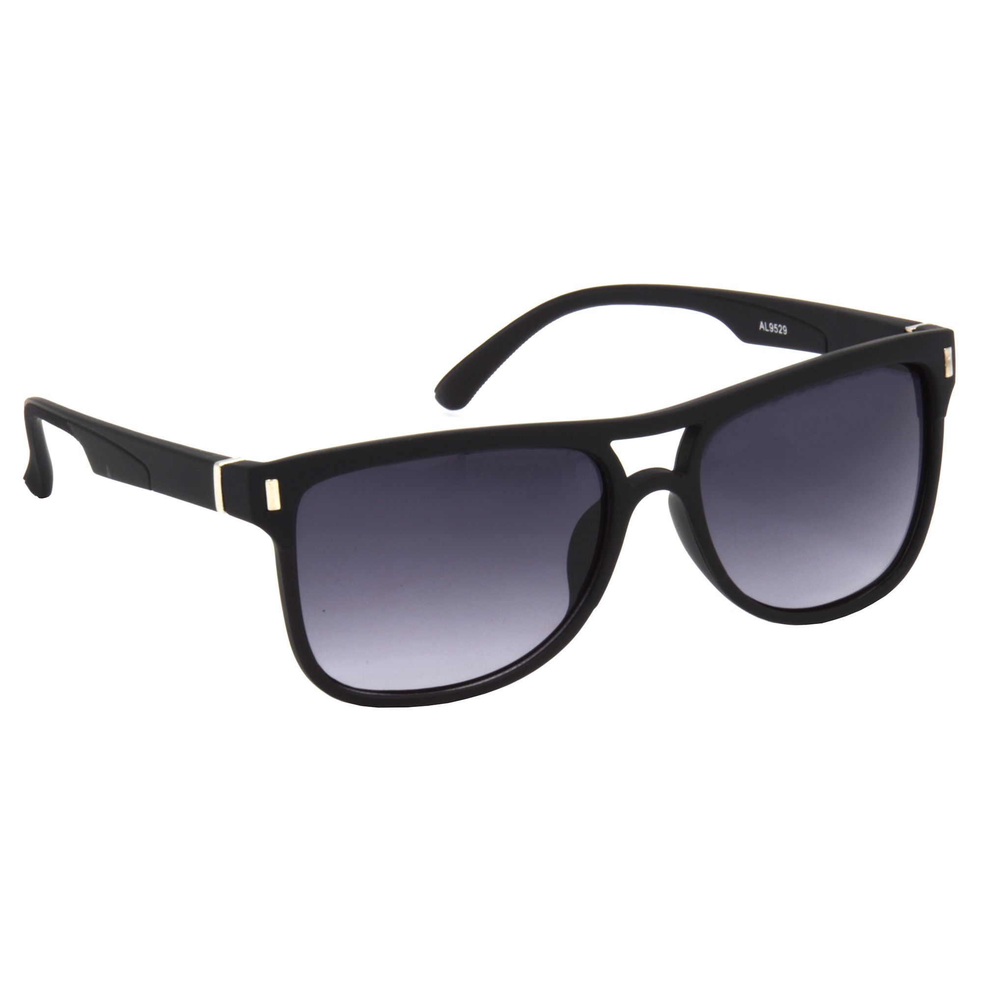 Hrinkar Grey Rectangular Sunglasses Styles Black Frame Glasses for Men & Women - HRS486-BK-GRY