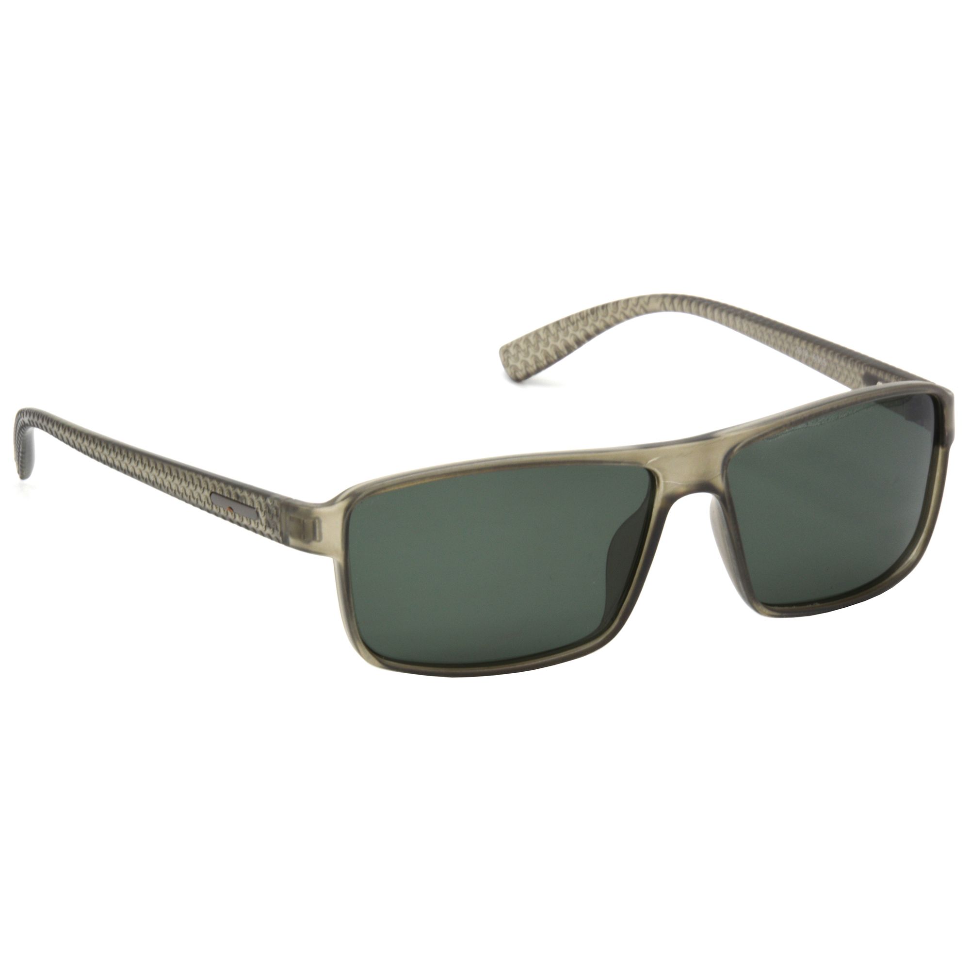 Hrinkar Green Rectangular Sunglasses Brands Grey Frame Polarized Goggles for Men & Women - HRS497-GRY-GRN-P