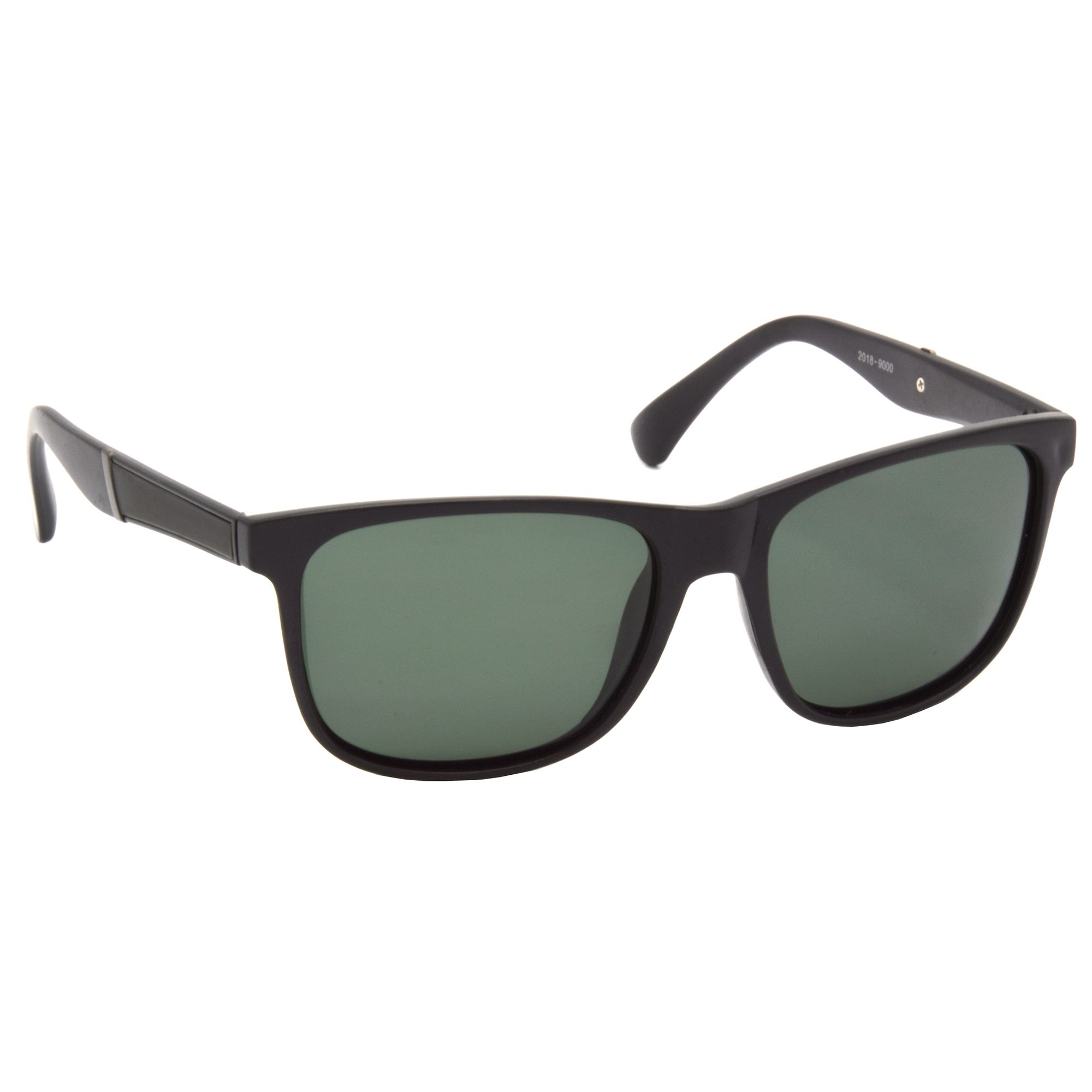 Hrinkar Green Rectangular Sunglasses Styles Black Frame Polarized Glasses for Men & Women - HRS498-BK-GRN-P