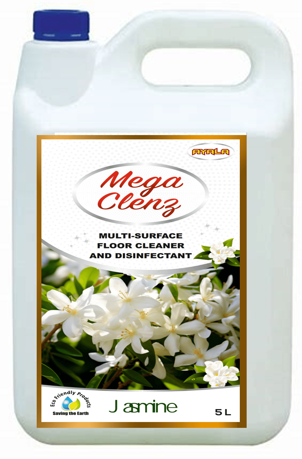 Multi-Surface Floor Cleaner & Disinfectant Mega Clenz - Jasmine 5L