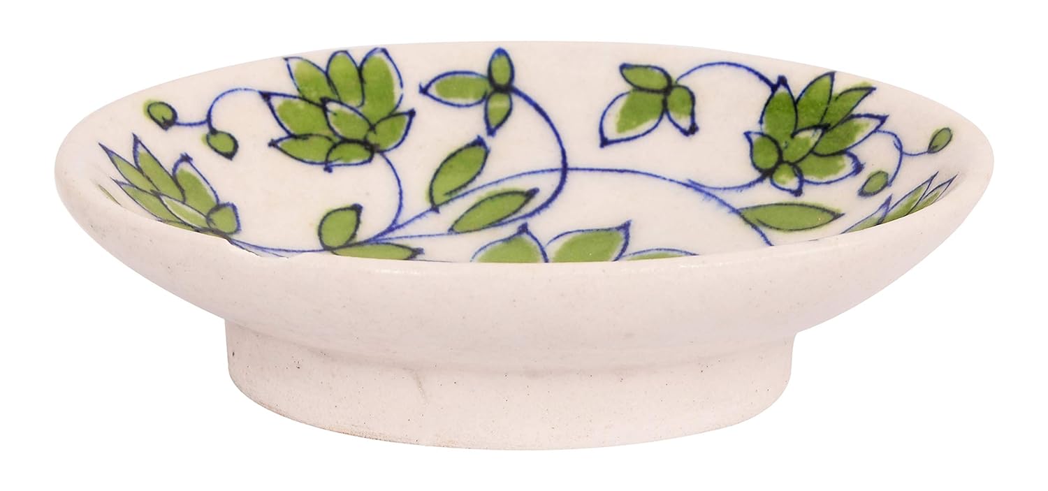Blue Pottery Soap Case