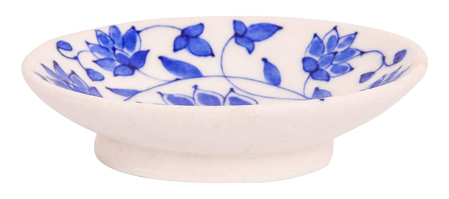 Blue Pottery Soap Case