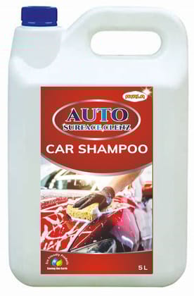 Car Shanpoo -(Auto Surface Clenz- 5L)-Automobile Shampoo - Cars- Buses-Trains-Planes-Shampoo- Water based- cleans greasy-oily surfaces and brings shiny