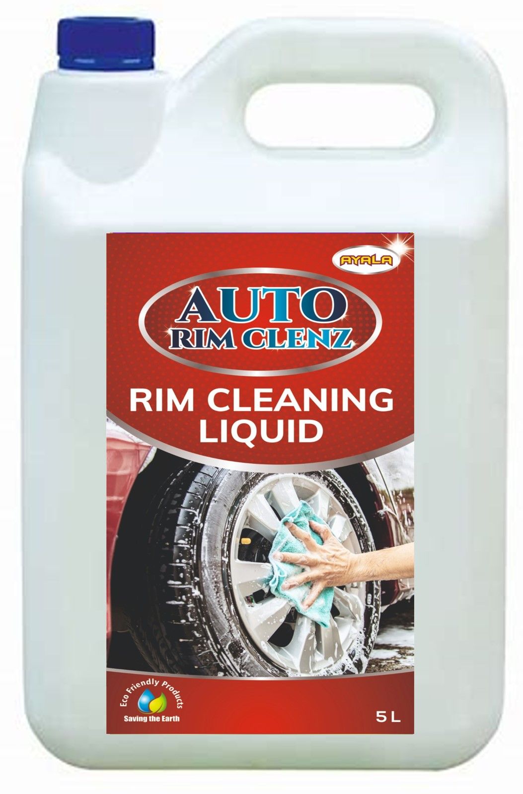 Rim Shampoo (Auto Rim Clenz-5L)- Rim cleaning liquid- for cars-jeeps-bikes-buses-trucks-planes-helicopters