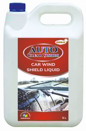 Car Wind Shield (Auto Clear Vision- 5L) | Automobile Wiper liquid | Clear Vision | Ammonia-Free | Streak-Free Formula | Powerful Cleaning Action | Quick drying | Easy Application