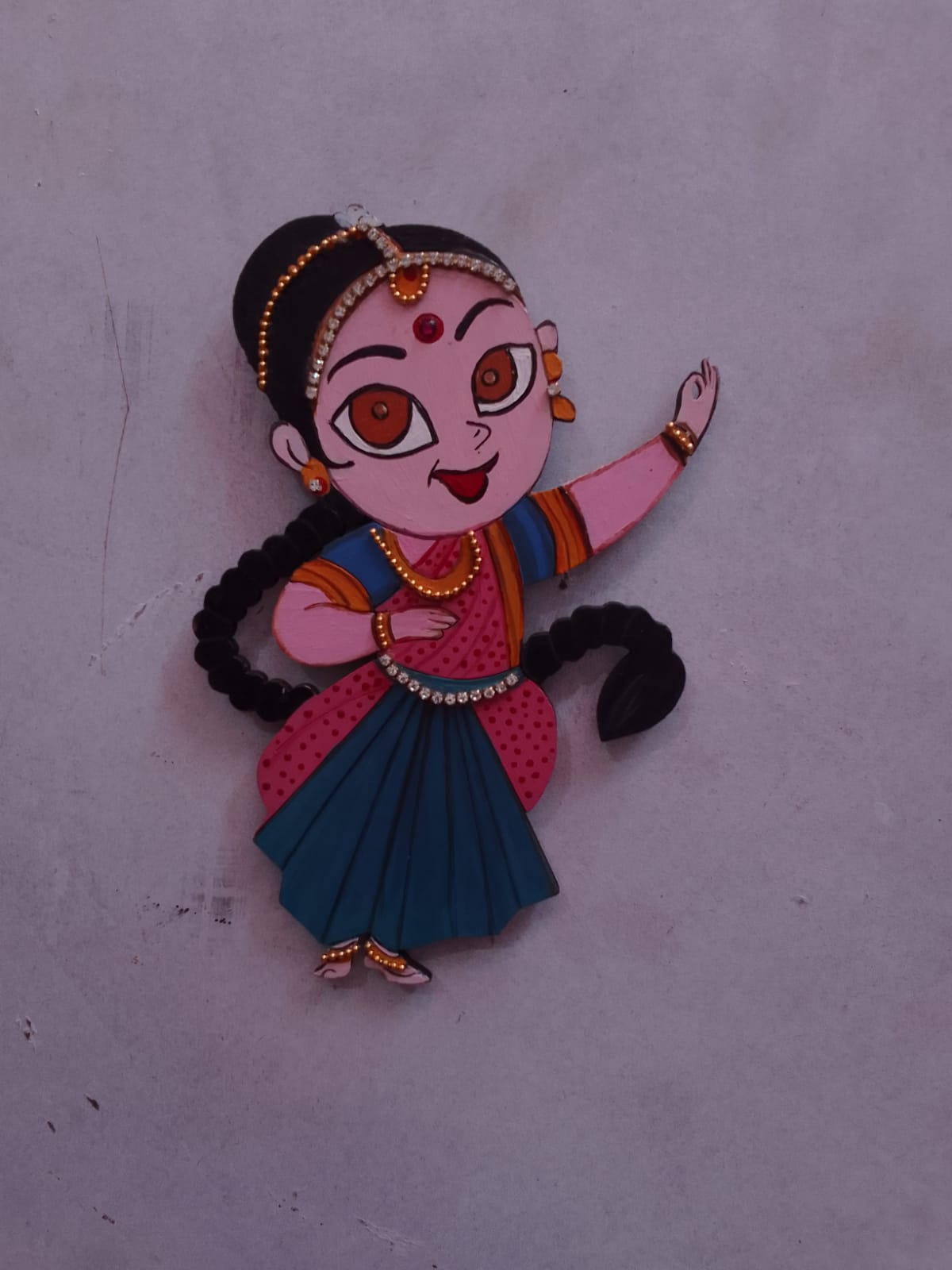 Dancing Doll Fridge Magnet
