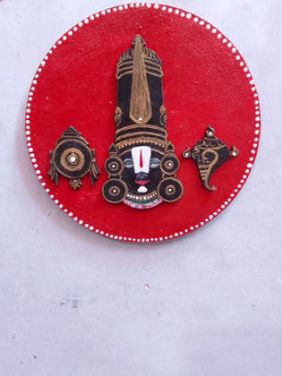 Venkateshwara Handpainted Fridge Magnet