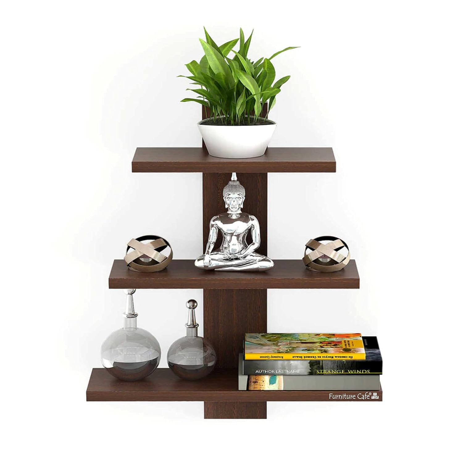Furniture Cafeยฎ Wooden Wall Shelves