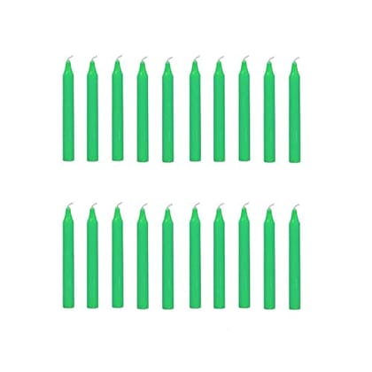 CD Craft 5 inch Green Spell Candle Pack of 20 CD Craft 5 inch Green Spell Candle Pack of 20