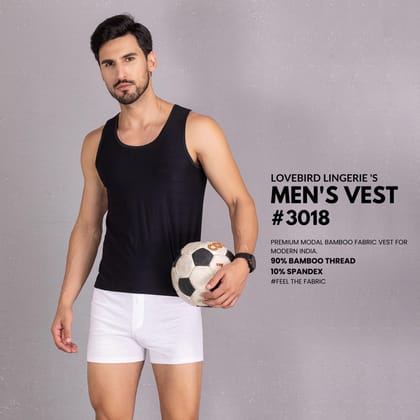 3018 U Neck bamboo Fabric Dry Fit Vest