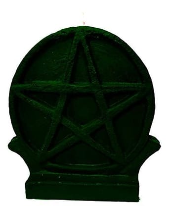 CD Craft Pentacle Candle (Green) || Spell candle used for ritual by spell casters || Burning time 7 hrs to 8hrs CD Craft Pentacle Candle (Green) || Spell candle used for ritual by spell casters || Burning time 7 hrs to 8hrs