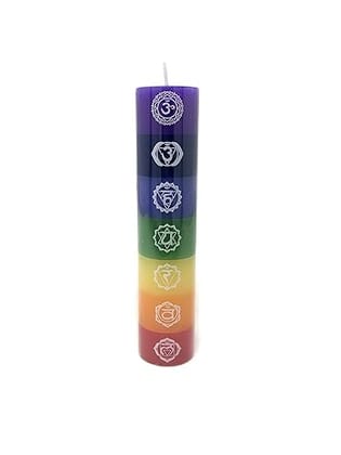 CD Craft 7 chakra tlight Candle || Spell candle used for ritual by spell casters|| Ideally made with scent|| Burning time 7 to 8hrs. CD Craft 7 chakra tlight Candle || Spell candle used for ritual by spell casters|| Ideally made with scent|| Burning time 7 to 8hrs.