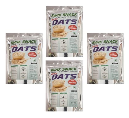 COMBO PACK OF 4 QUICK OATS (400 GM EACH) 400 X 4-1600 GM
