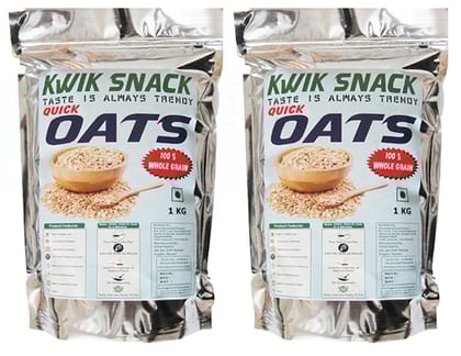 COMBO PACK OF 2 QUICK OATS OF (800 GMEACH) 2 X 800 GM = 1.6 KG