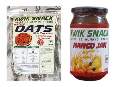 COMBO PACK OF MANGO JAM (500 GM)& MASALA OATS (400 GM) COMBO PACK OF MANGO JAM (500 GM)& MASALA OATS (400 GM)