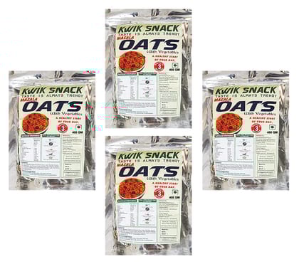 COMBO PACK OF 4 MASALA OATS (400 GM EACH) COMBO PACK OF 4 MASALA OATS (400 GM EACH)