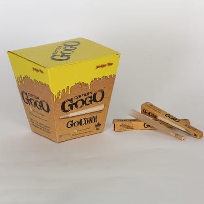 CAPTAIN GOGO Pre rolled 56 pieces cones And GIFT INSIDE THE BOX Pre rolled King Size 13 gsm Paper Roll (Set of 1, Brown) CAPTAIN GOGO Pre rolled 56 pieces cones And GIFT INSIDE THE BOX Pre rolled King Size 13 gsm Paper Roll (Set of 1, Brown)