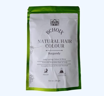 Natural Burgundy Hair Color Powder to Nourish Hair Scalp - Long Lasting Color & Shine - Strengthen Roots & Prevent Dandruff for Men and Women (100g) Natural Burgundy Hair Color Powder to Nourish Hair Scalp - Long Lasting Color & Shine - Strengthen Roots & Prevent Dandruff for Men and Women (100g)