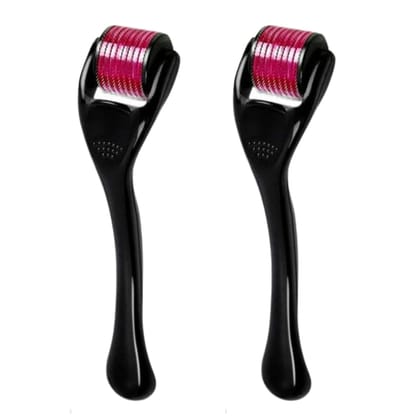 Bchoix Derma Roller For Hair And Beard Regrowth 540 Micro 0.5MM Titanium Alloy Needles Reduces Hair Fall & Stimulates Hair Follicles, Safe and Effective Easy to use | Skin Care Men & Women | Pack of 2 Bchoix Derma Roller For Hair And Beard Regrowth 540 Micro 0.5MM Titanium Alloy Needles Reduces Hair Fall & Stimulates Hair Follicles, Safe and Effective Easy to use | Skin Care Men & Women | Pack of 2