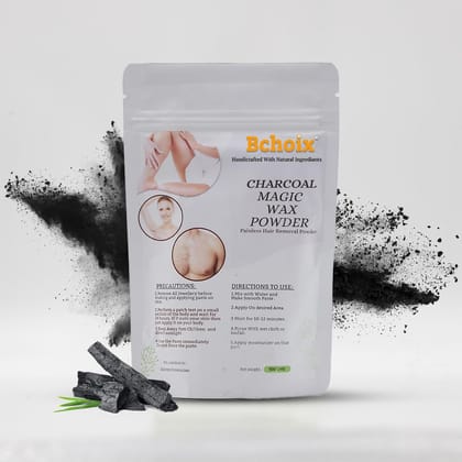 Bchoix Natural Herbal Wax Powder No Side Effects | Unisex Hair Removal Powder For All Hair & Skin Types Leg,Hand,Chest,Bikini Area Organic Hair Removal Wax Powder For Bikini,(Charcoal 100gm 1) Bchoix Natural Herbal Wax Powder No Side Effects | Unisex Hair Removal Powder For All Hair & Skin Types Leg,Hand,Chest,Bikini Area Organic Hair Removal Wax Powder For Bikini,(Charcoal 100gm 1)