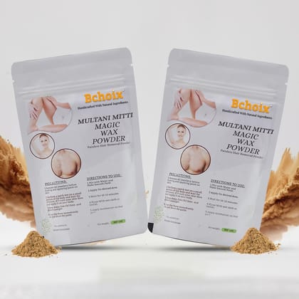Bchoix Natural Herbal Wax Powder No Side Effects | Unisex Hair Removal Powder For All Hair & Skin Types Leg,Hand,Chest,Bikini Area Organic Hair Removal Wax Powder,(Multani Mitti 100gm ) Pack of 2 Bchoix Natural Herbal Wax Powder No Side Effects | Unisex Hair Removal Powder For All Hair & Skin Types Leg,Hand,Chest,Bikini Area Organic Hair Removal Wax Powder,(Multani Mitti 100gm ) Pack of 2