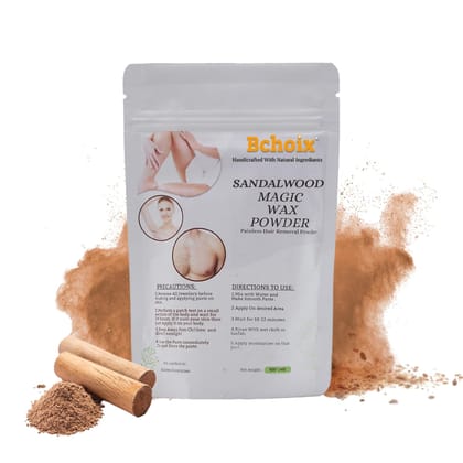 Bchoix Natural Herbal Wax Powder No Side Effects | Unisex Hair Removal Powder For All Hair & Skin Types Leg,Hand,Chest,Bikini Area Organic Hair Removal Wax Powder For Bikini,(Sandalwood 100gm 1) Bchoix Natural Herbal Wax Powder No Side Effects | Unisex Hair Removal Powder For All Hair & Skin Types Leg,Hand,Chest,Bikini Area Organic Hair Removal Wax Powder For Bikini,(Sandalwood 100gm 1)