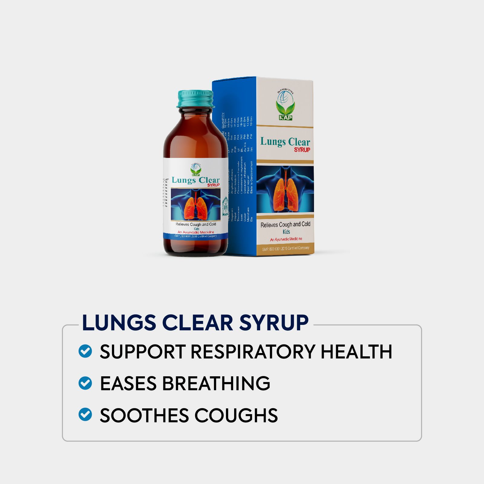 Dr.P.Alikuttys LungsClear Syrup Adult